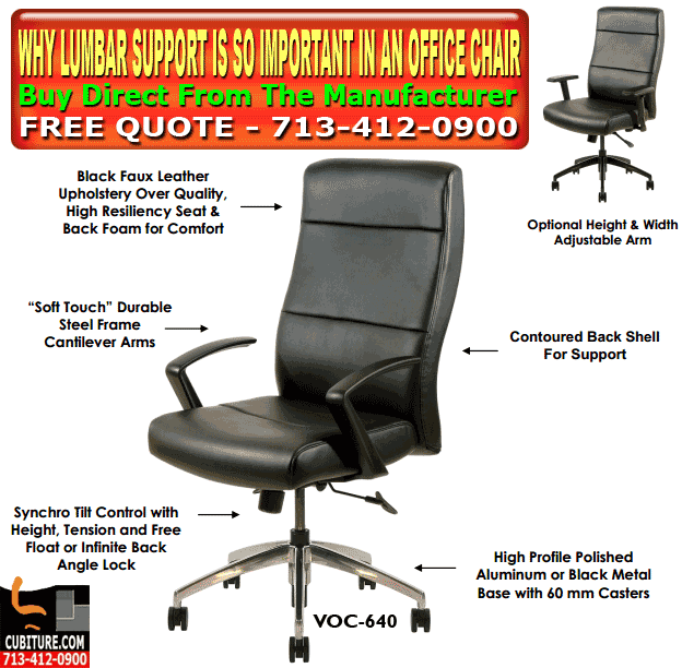 Ergonomic Office Chairs With Lumbar Support For Sale In Houston, Texas