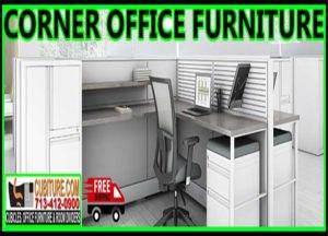 L Shaped Desk Corner Office Furniture Used