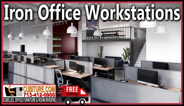 Iron Office Workstations For Sale Factory Direct Guarantees Lowest Price With FREE Shipping - Made In USA
