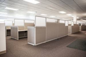 New cubicle spaces