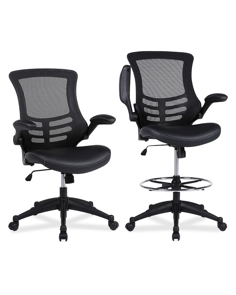 Serene 2.0 mesh task chair with matching stool